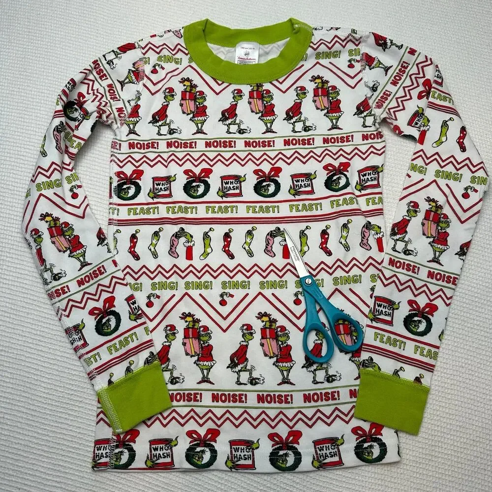 Hanna Andersson Grinch Pajama size 10